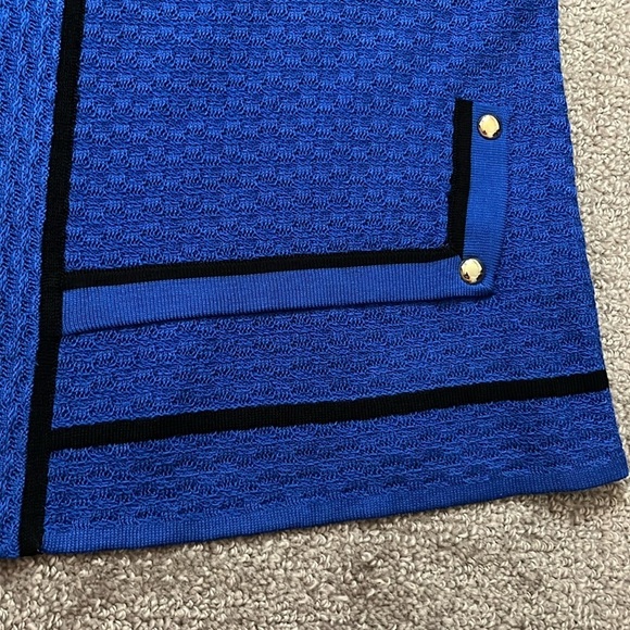 Ming Wang Women’s Blue Sweater Cardigan Size PM - Picture 8 of 13